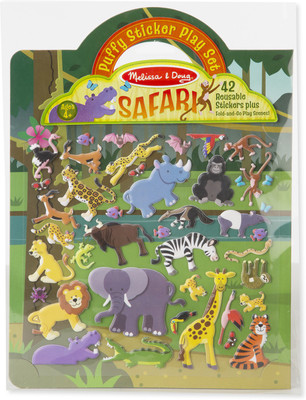 Melissa & Doug Puffy Sticker Play Set - Safari