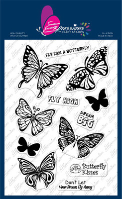 

expressions craft stamps Happy Fly