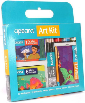 

Apsara Apsara Art Kit + Apsara triga Triangular Shaped Pencils