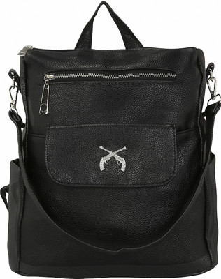 

Le Cuero Backpack 8 L Backpack(Black)