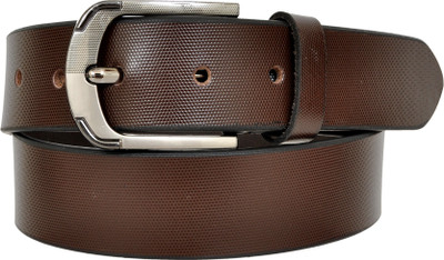 

A S Traders Men Casual Brown Genuine Leather Belt