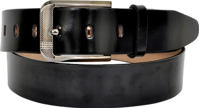 

A S Traders Men Casual Black Genuine Leather Belt