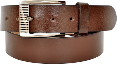 

A S Traders Men Casual Brown Genuine Leather Belt