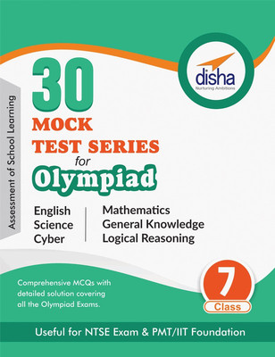 30 Mock Test Series for Olympiads/ Foundation/ Ntse Class 7 Science, Mathematics, English, Logical Reasoning, Gk & Cyber(English, Paperback, unknown)