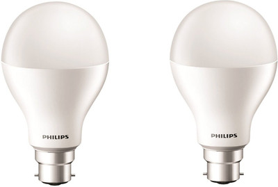 

Philips 17 W Standard B22 LED Bulb(White, Pack of 2)