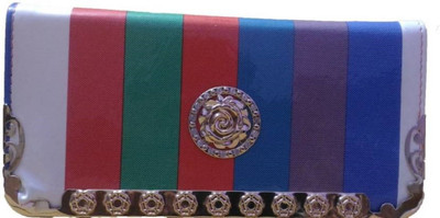 

Baberwal Enterprises Party Multicolor Clutch