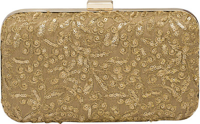 

sunbeams Casual Gold Clutch