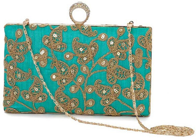 

Machli Casual Multicolor Clutch