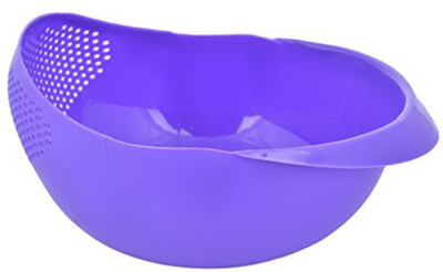 

Skywalk Rice Pulses Fruits Vegetable Noodles Pasta Washing Bowl & Strainer(Blue Pack of 1)