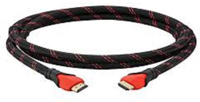 

DCT HDMI Cable 1.5 Meter - Red and Black HDMI Cable(Compatible with TV, LAPTOP, COMPUTER, Red & Black)