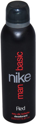 

Nike Man Basic, Red Deodorant Spray - For Men(200 ml)