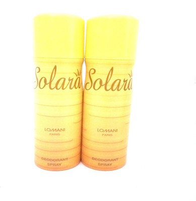 

Lomani Solara Deodorant Spray - For Women(300 ml, Pack of 2)