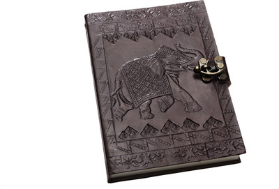 

Pranjals House A5 Journal(Pure Genuine Real Vintage Leather Handmadepaper Notebook Dairy For office Home to Write Poem Daily Update - Brown Size of 7*5, Brown)
