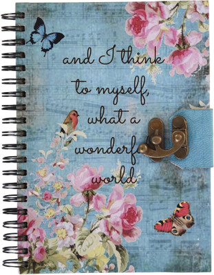 

Craft Play A5 Diary(Handmade wiro Binding Notebbo, Multicolor)