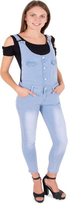Western World Women Light Blue Dungaree