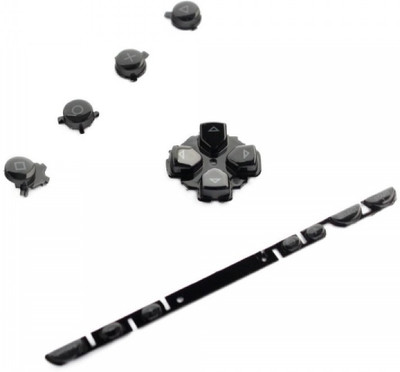 

TCOS Tech PSP 1000 Replacement Button Set D Pad Action Button Home Button Gaming Accessory Kit(Black, For PSP)