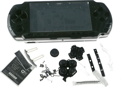 

TCOS Tech PSP 3000 Series Full Replacement Housing Case Face Plate with Buttons Gaming Accessory Kit(Black, For PSP)