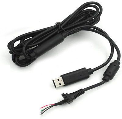 

TCOS Tech Xbox 360 Controller USB Cable Gaming Accessory Kit(Black, For Xbox 360)