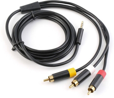

TCOS Tech Xbox 360 E Audio Video AV Cable Cord Gaming Accessory Kit(Black, For Xbox 360)