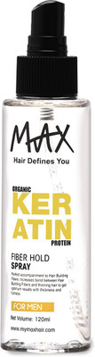 

MAXHAIRSTUDIO MAX Keratin Fiber Hold Spray For Men(120 ml)