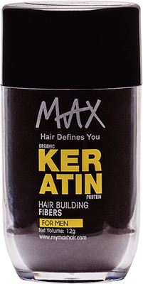 

MAXHAIRSTUDIO MAX Keratin Hair Building Fibers For Men-Dark Brown(12 g)