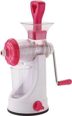 

VR Unbreakable Fruit & Vegetable Plastic, Stainless Steel Hand Juicer(Pink Pack of 1)