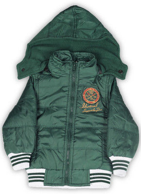 

Fort Collins Full Sleeve Solid Baby Boys Jacket, Mehandi
