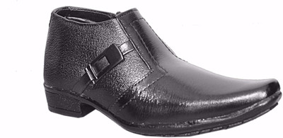

Leon Boys Slip on Formal Boots(Black