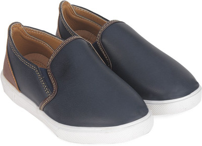 

KITTENS Boys Slip on Moccasins(Blue, Navy