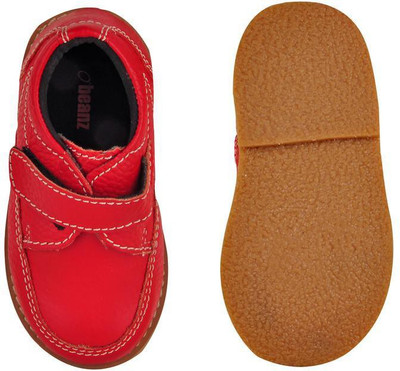 

Beanz Boys Velcro Casual Boots(Multicolor, Red/ honey