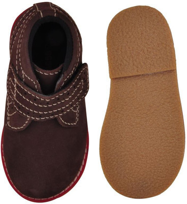 

Beanz Boys Velcro Casual Boots(Brown, Brown/honey