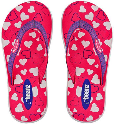 

Beanz Girls Slip On Slipper Flip Flop(Pink