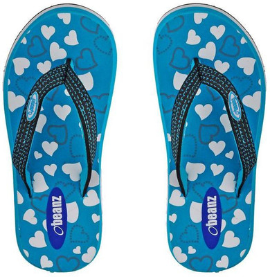 

Beanz Girls Slip On Slipper Flip Flop(White