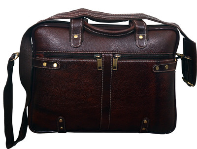 

Green Gide 15.6 inch Expandable Laptop Messenger Bag(Brown)