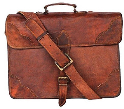 

Anshika International 15 inch Expandable Laptop Messenger Bag(Brown)