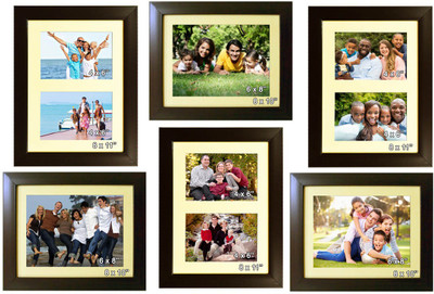 

Trends on Wall Acrylic Photo Frame(Brown, 9 Photos)