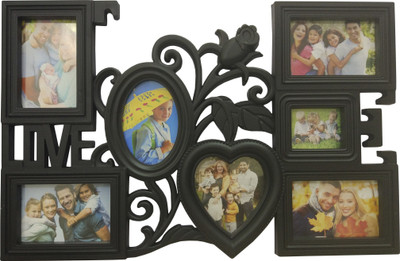 ME Decor Generic Photo Frame(Black, 7 Photos)