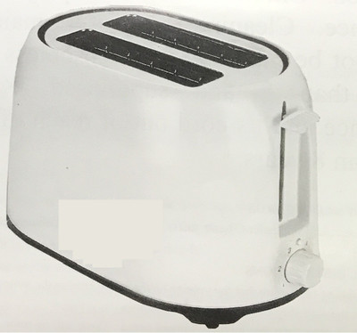 

pe MS-06 Megastar 2 Slice Black Popup 650 W Pop Up Toaster(White)