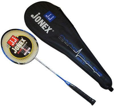 

Jonex Gold Pulse White Strung Badminton Racquet(G4 - 3.25 Inches, 350 g)