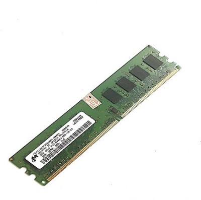 micron 2017-08 DDR2 2 GB (Single Channel) PC DRAM (2GB DDR2 6400U)(Green)