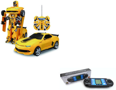 

Ktkashish Toys Fantastic Transformers Kids remote Control Car (Yellow) And Get A Free POP Kids Game ..(Multicolor)