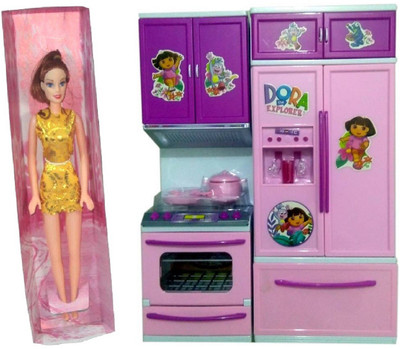 

BASAVA dora 2 pcs kitchen set toy for kids
