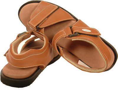 

podiac Men Diabetic Brown Sandals Classic Casual