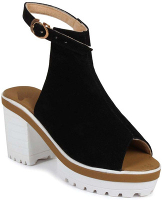 

Stepee Women Black Wedges