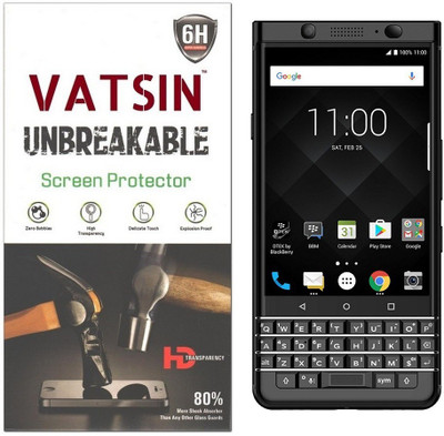 

Vatsin Impossible Screen Guard for Blackberry KEYone, Transparent
