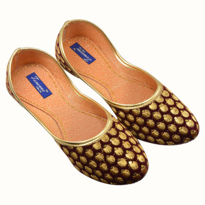 

Tamanna Star bellies Bellies For Women(Maroon