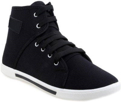 

Ridhaniyaa Sneakers For Men(Black, Black::white