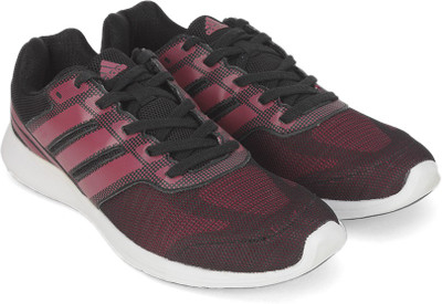 

ADIDAS Adi pacer elite Running Shoes For Women(Black, Maroon, Cblack/unipnk