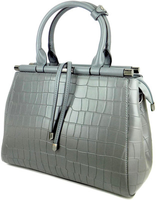 

Ripley Handbags Women Casual Grey Leatherette Hand-held Bag