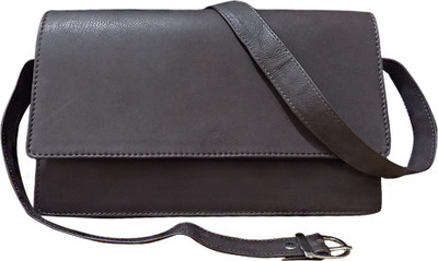 

Style 98 Men & Women Formal Brown Genuine Leather Sling Bag